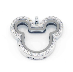 Mouse Key Chain with Rhinestones