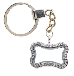 Silver Bone Key Chain
