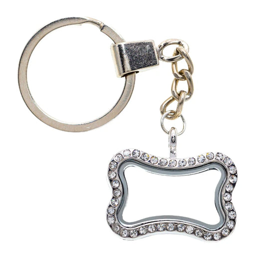 Silver Bone Key Chain