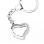 Silver Heart Keychain
